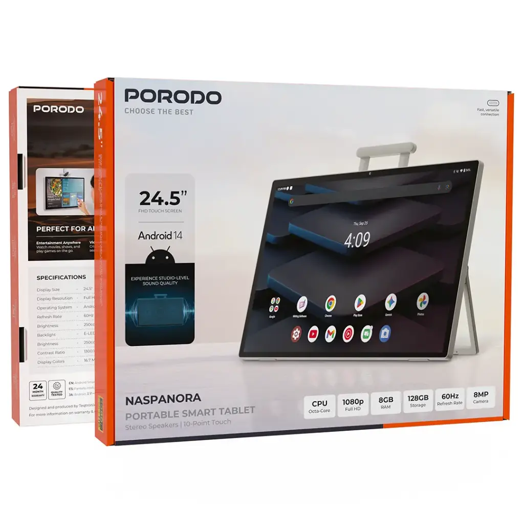 Porodo Naspanora Portable smart Tablet