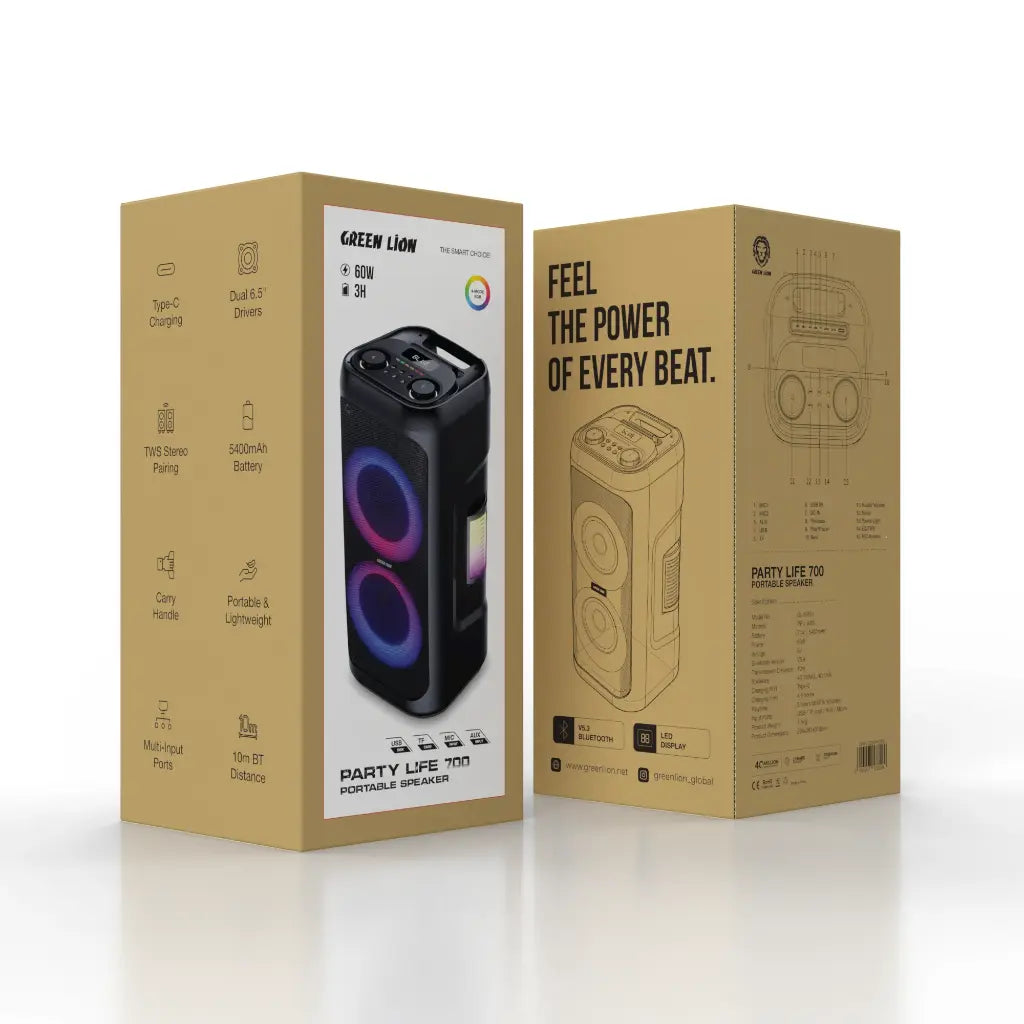 Green Lion Party Life 700 Speaker