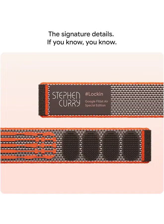 Google Fitbit Air Special Edition Stephen Curry Band