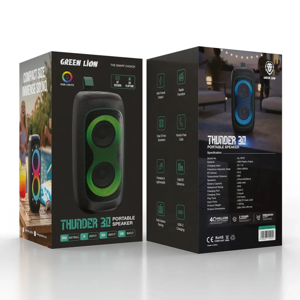 Green Lion THUNDER 30 Portable Speaker